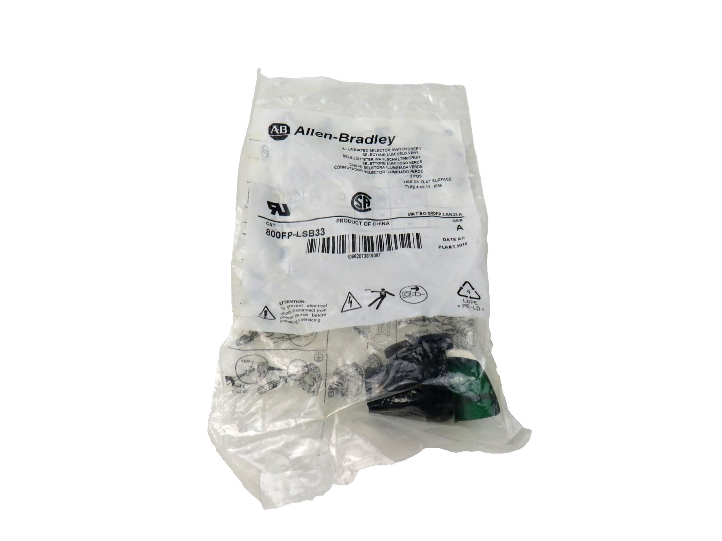 ALLEN-BRADLEY  800FP-LSB33    New
