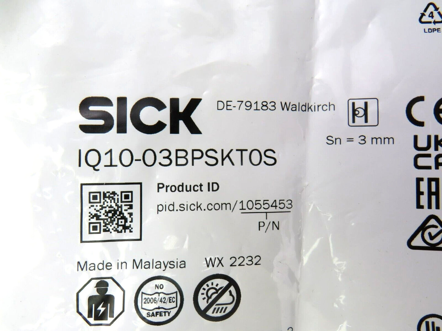 SICK IQ10-03BPSKT0S    New