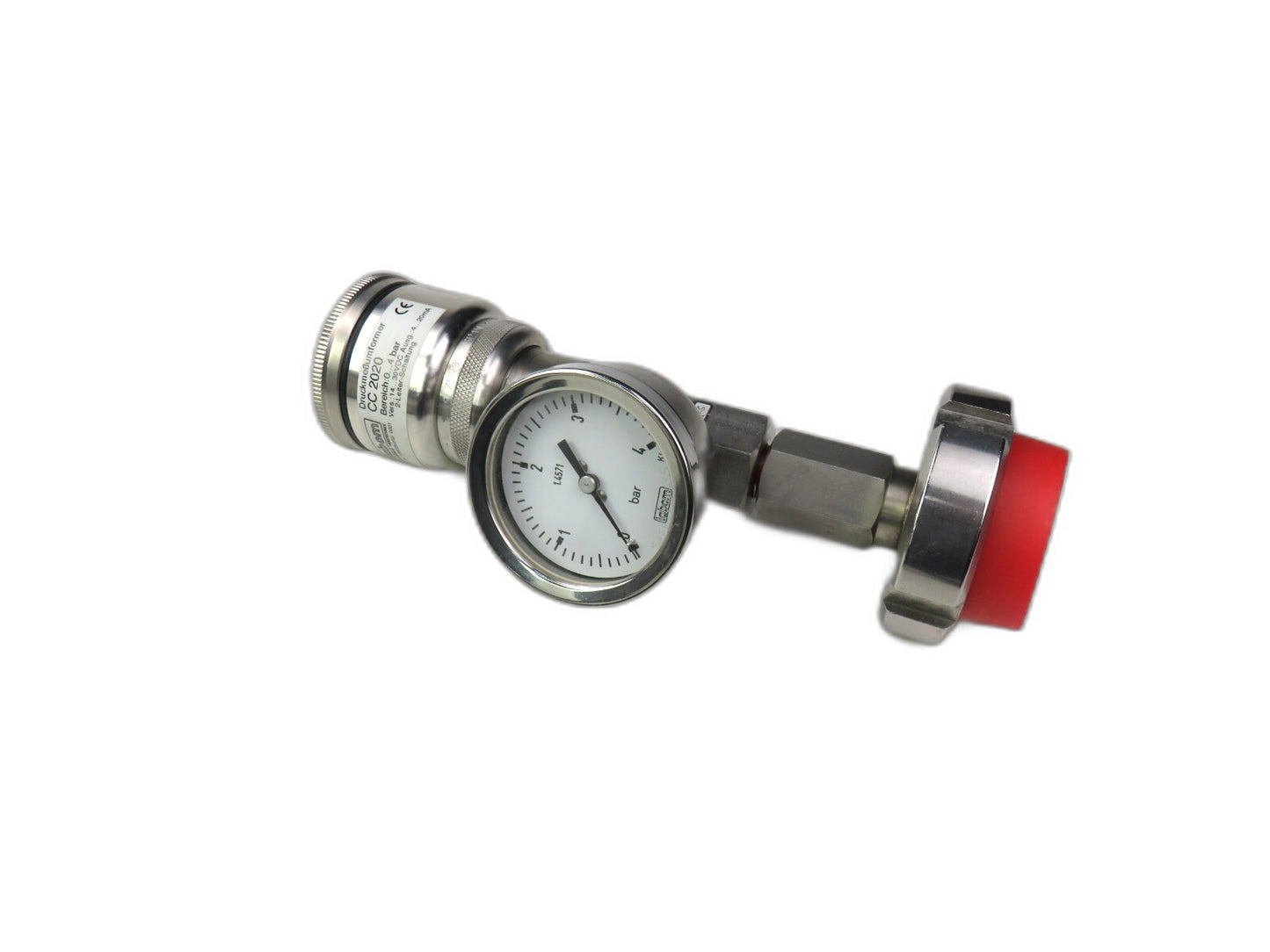 LABOM CC2020 +  1.4571 METER  pressure gauge   New