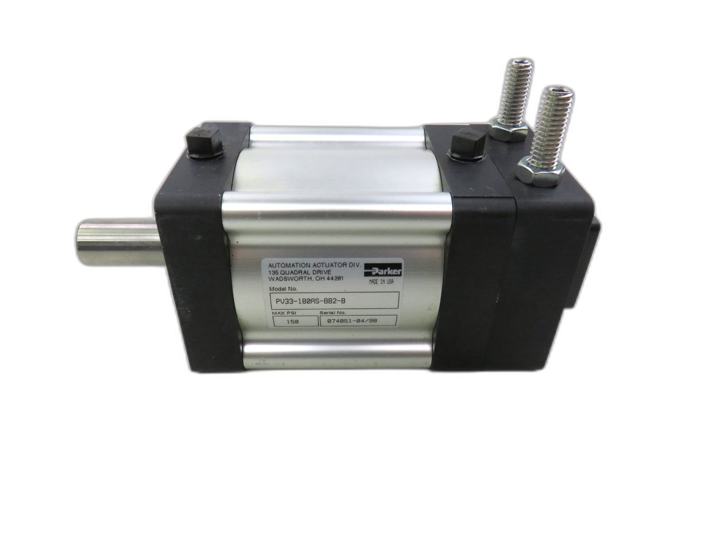 PARKER PV33-180AS-BB2-B AIR CYLINDER New