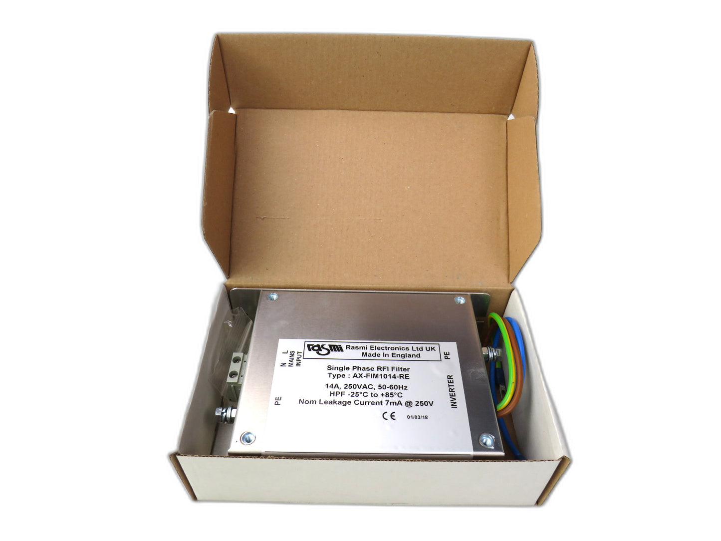 RASMI OMRON AX-FIM1014-RE , MX FOOTPRINT RFI FILTER,    New