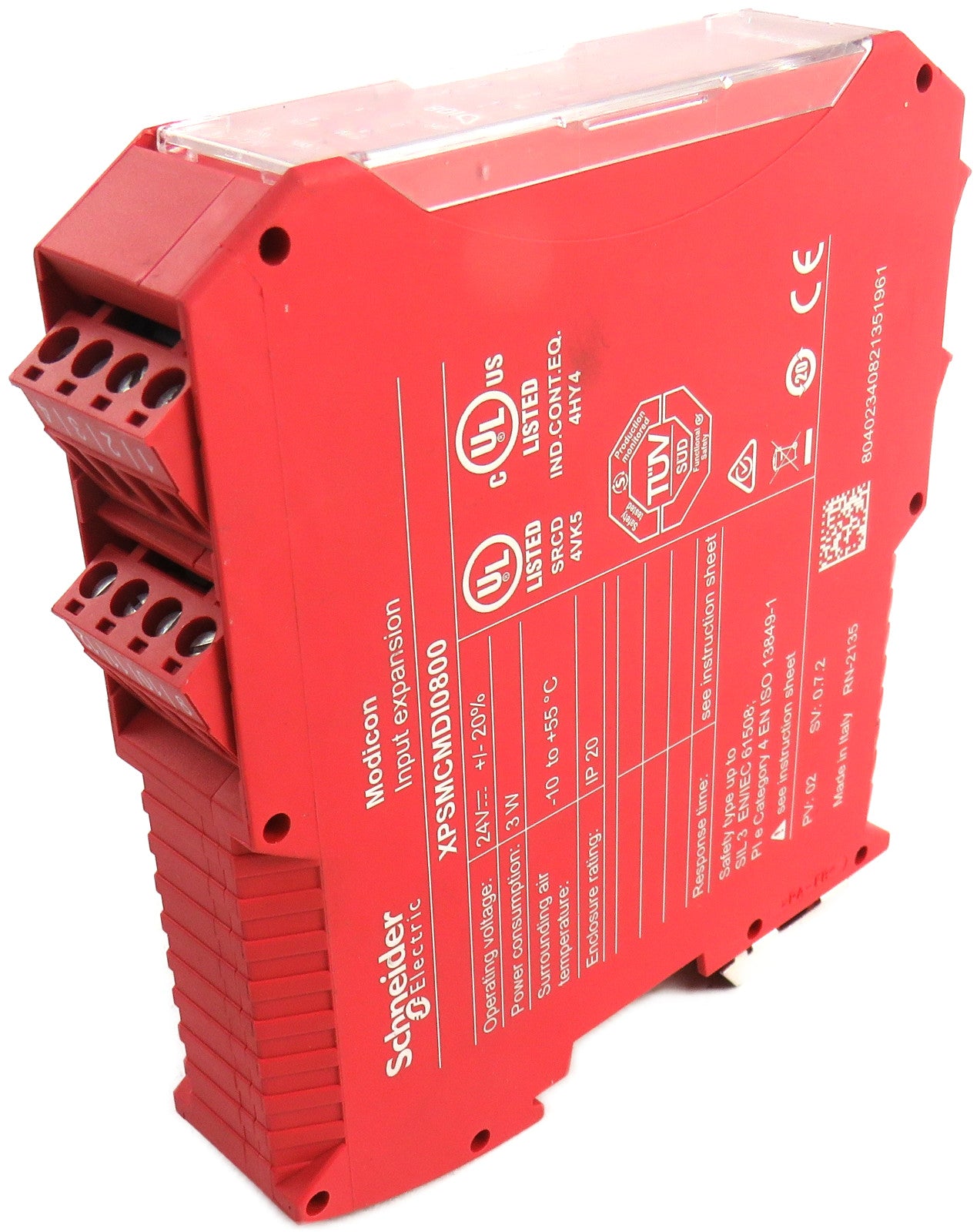 SCHNEIDER ELECTRIC XPSMCMDI0800 8 input expansion module with screw term    New