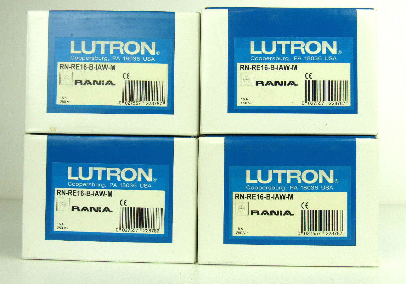 lot of 4 Rania New Lutron Rn-re16-b-iaw-m