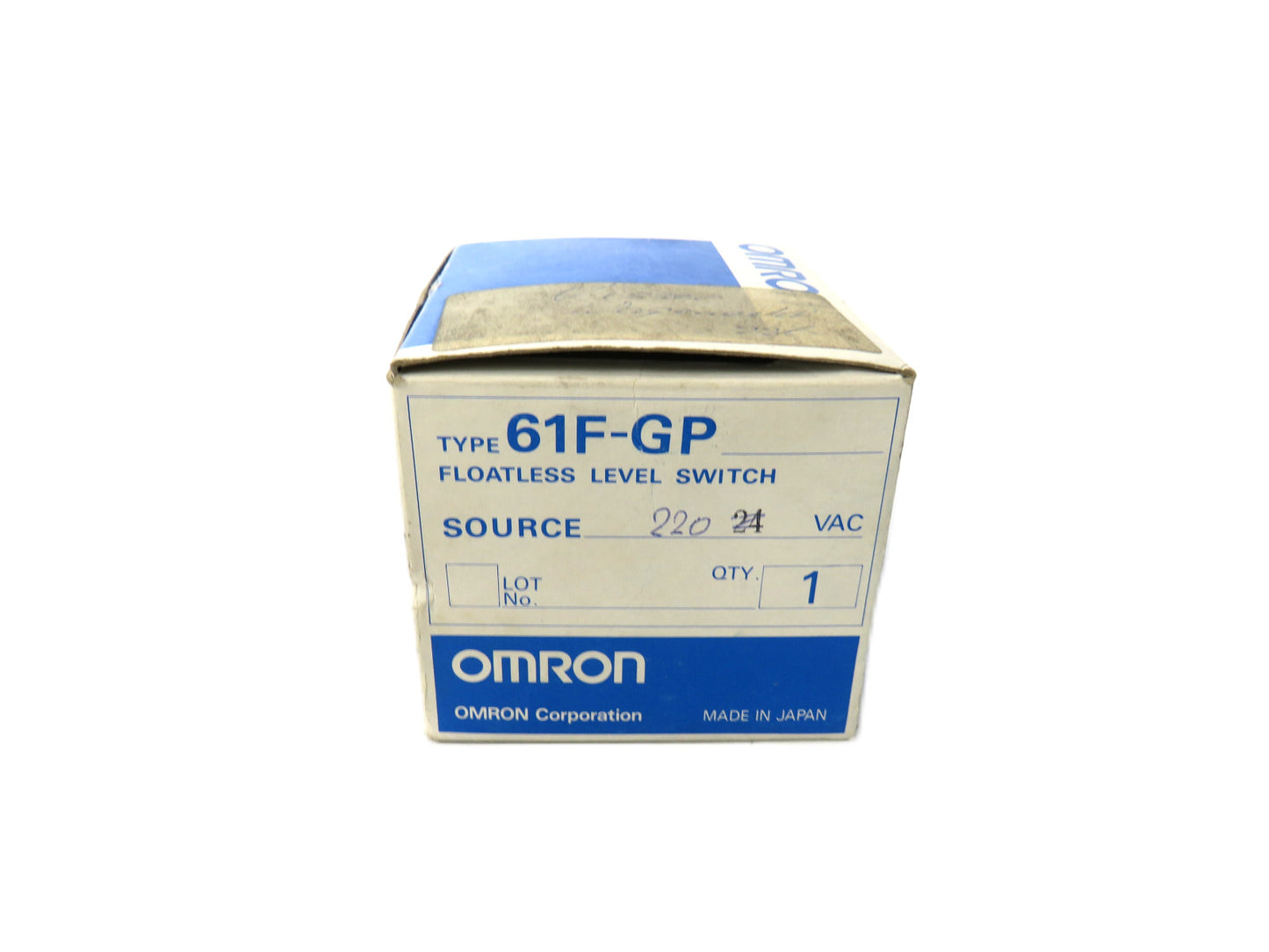 OMRON  61F-GP FLOATLESS LEVEL SWITCH     New