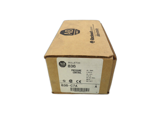 ALLEN BRADLEY   836-C7A PRESSURE CONTROL    New