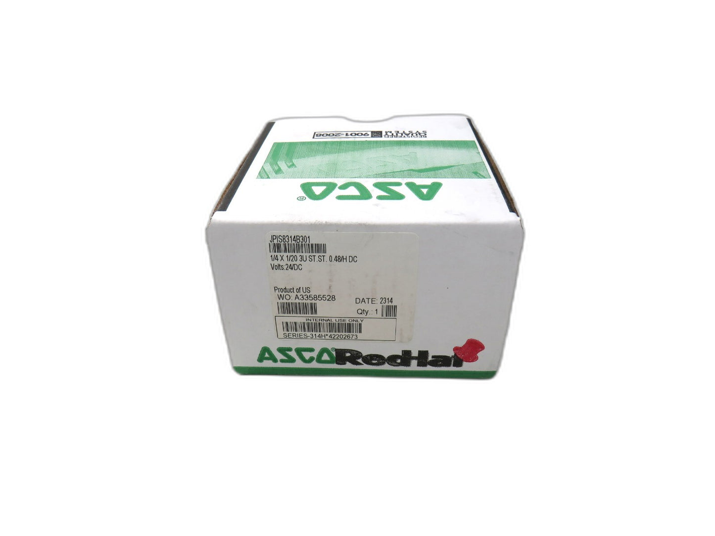 ASCO JPIS8314B301 Redhat SOLENOID VALVE    New