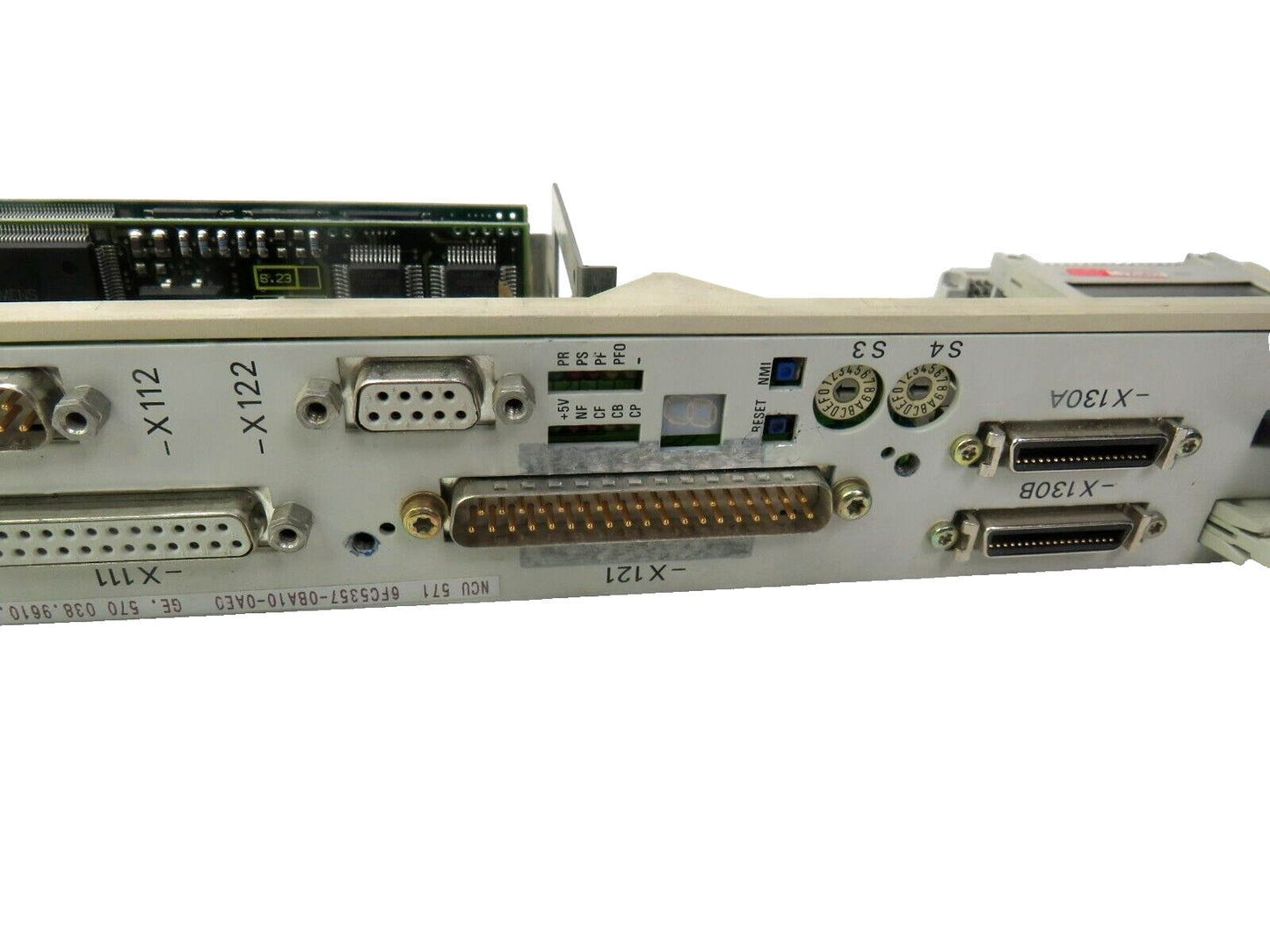 SIEMENS 6FC5357-0BA10-0AE0 + 6FC5250-3AX10-5AH4 CARD Sinumerik 840D NCU 571