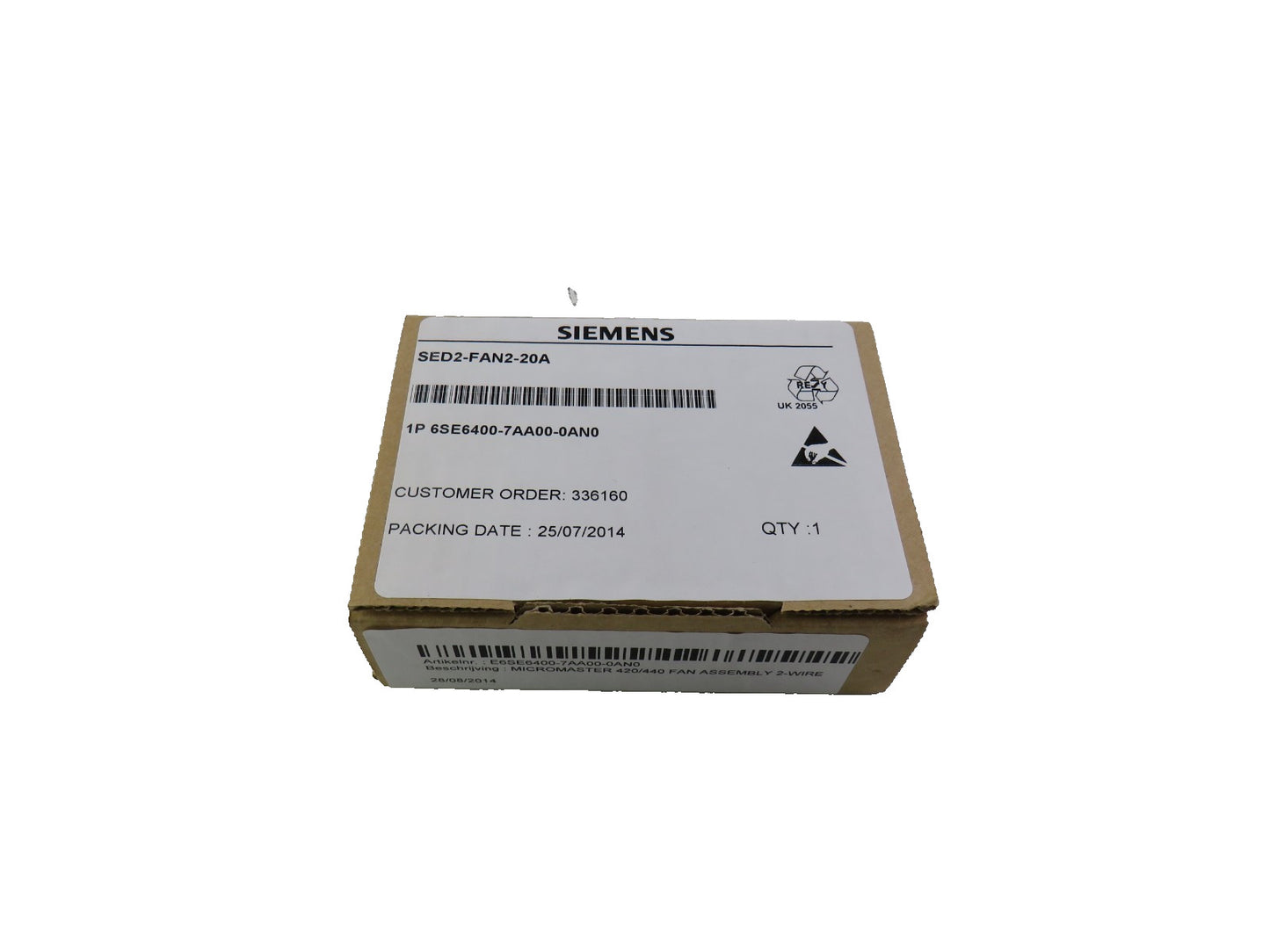 SIEMENS  6SE6400-7AA00-0AN0    New