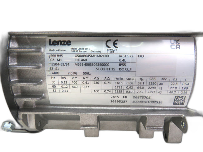 LENZE G500-B45 G50AB045MHAR2C00 m550-H63/S4 M55BH063S045E00CC    New
