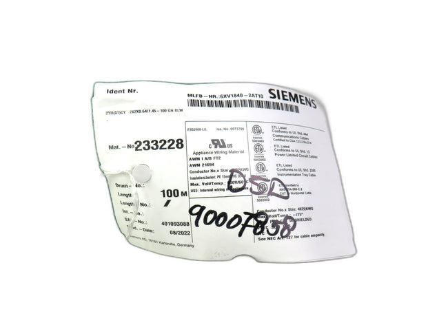 SIEMENS 6XV1840-2AT10 100M  CABLE   New