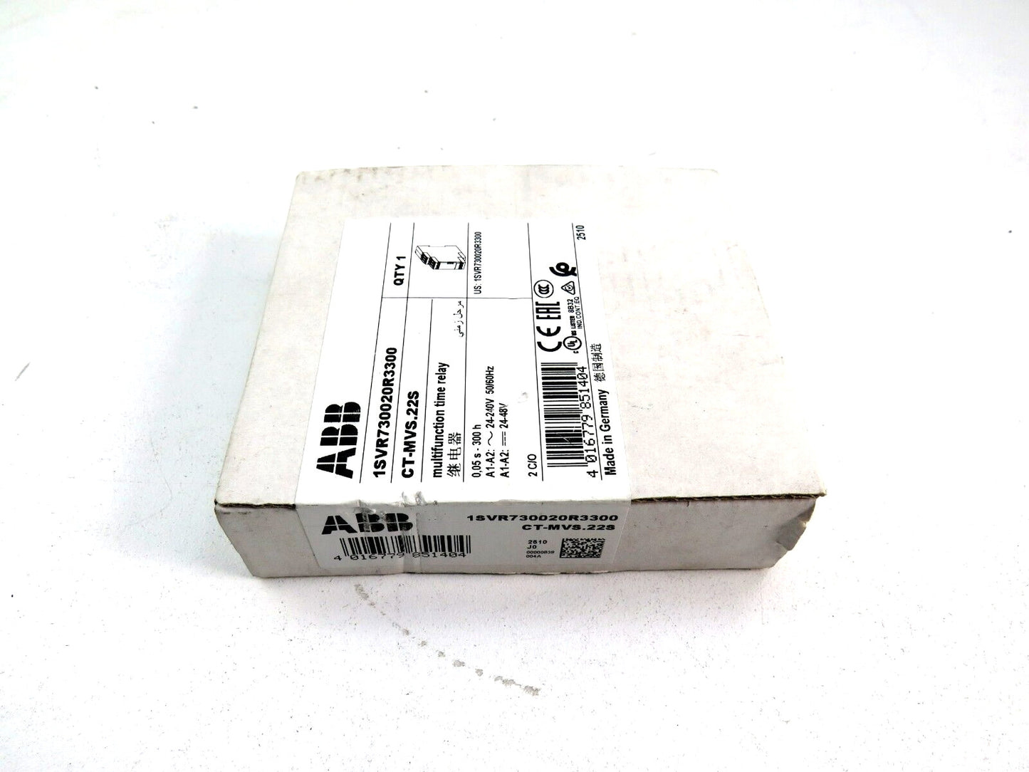 ABB CT-MVS.22S Multifunction Time Relay  1SVR730020R3300    New