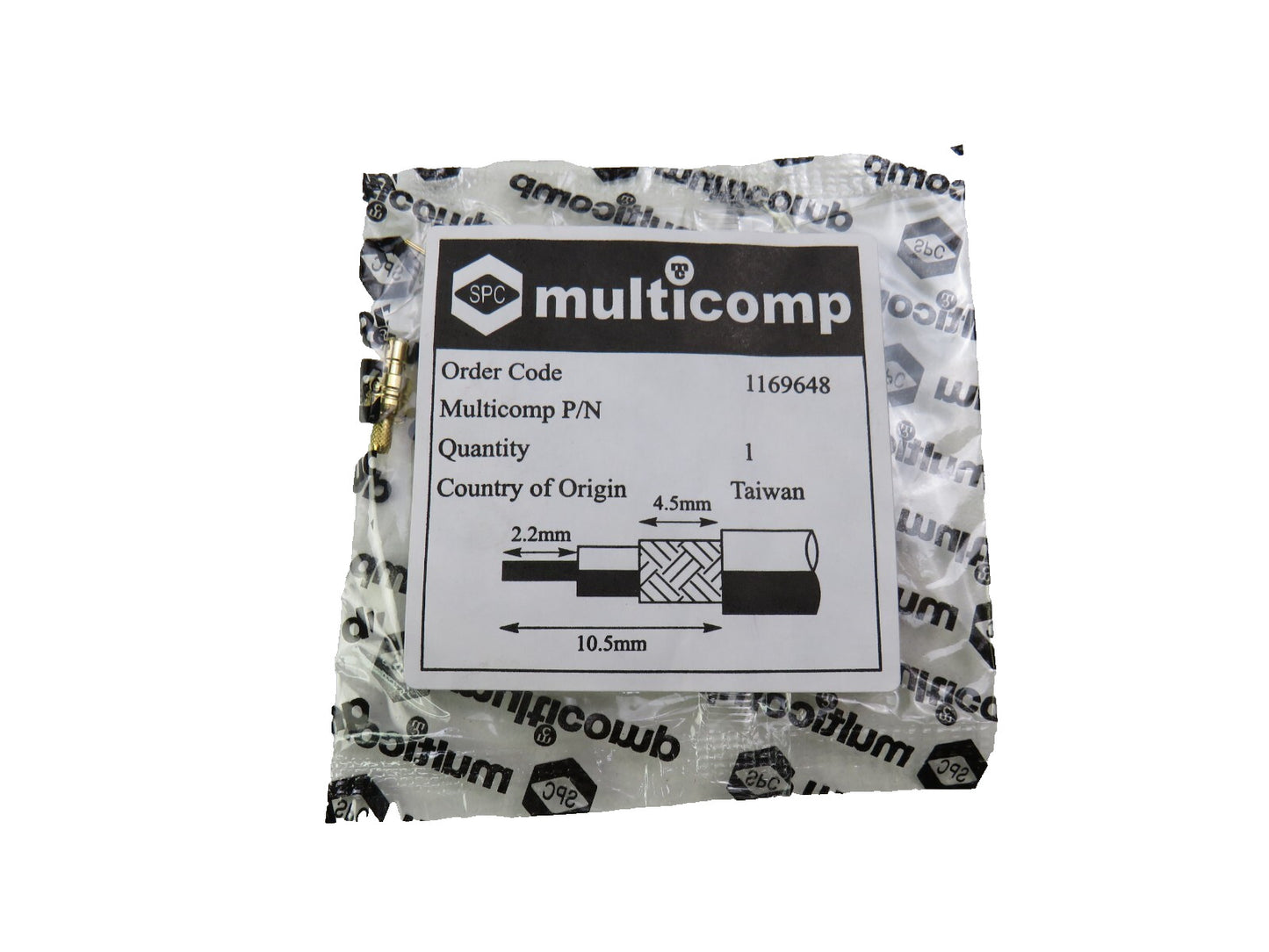 MULTICOMP  MP-24-06L-TGG 1169648 GOLD PLATED Lot of 49 New