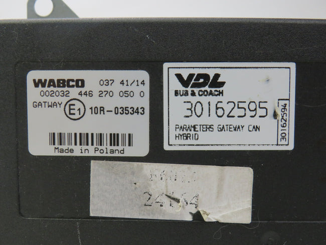 Wabco 002032 4462700500 10r-035343 446 270 050 0 vdl 30162595 gateway ecu