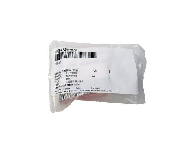 Whelen  68-4230020-50 lens red position light     New