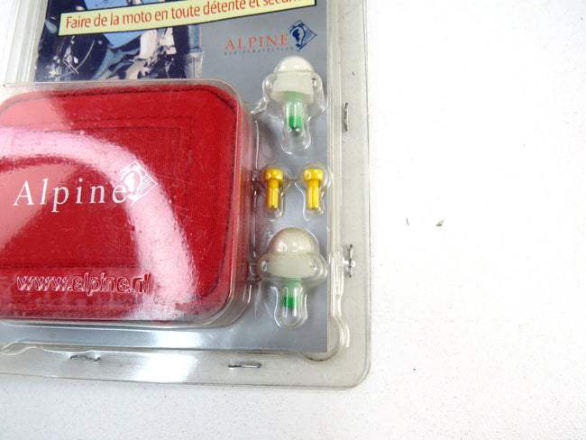 Alpine  MotoSafe Motorbike Motorcycle Tour Reusable Earplugs Ear Plugs    New
