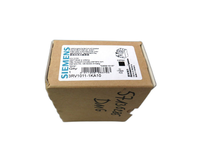 SIEMENS 3RV1011-1KA10 3RV1011-1KA10   New