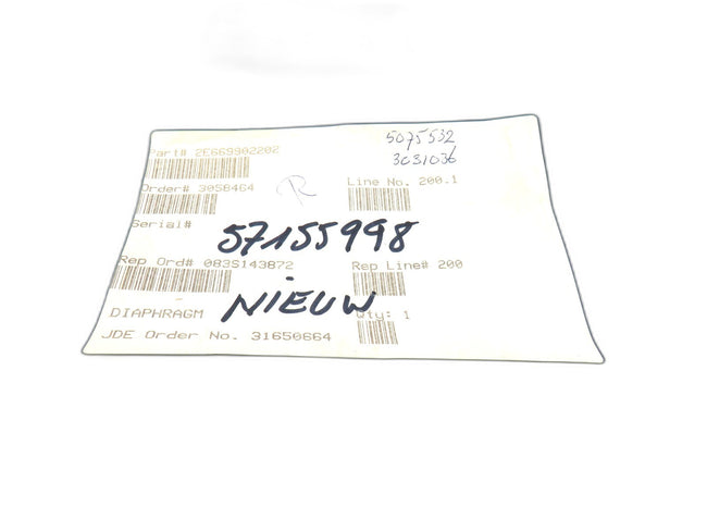 FISHER EMERSON 2E669902202 diaphragm Size 34-40   New