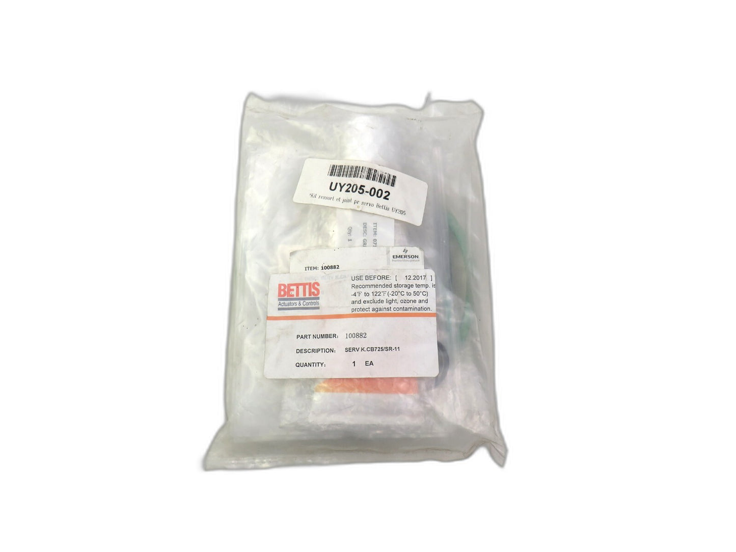 EMERSON BETTIS 100882 071164 UY205 KIT SERV K.CGH725/SR-11    New