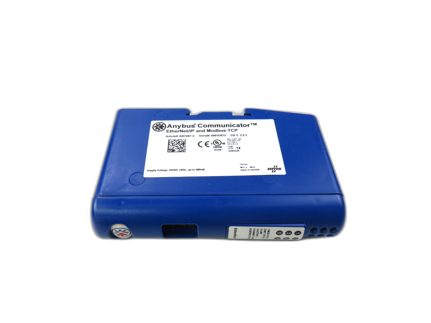 HMS  AB7007-C MODBUS-TCP ETHERNET/IP ANYBUS COMMUNICATOR   New