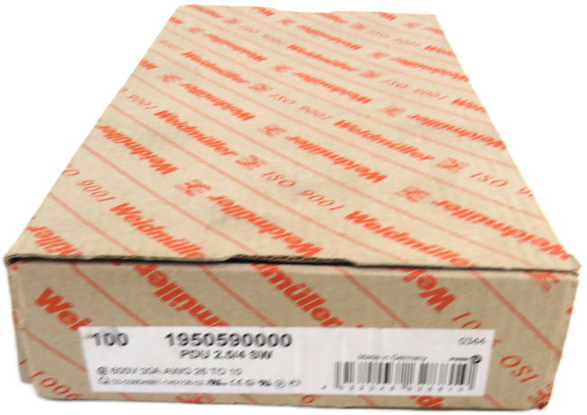 WEIDMULLER 1950590000 PDU 2.5/4 SW  Lot of 82 New