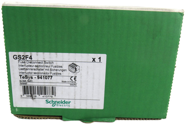 SCHNEIDER ELECTRIC GS2F4 941077 FUSE DISCONNECTOR SWITCH     New
