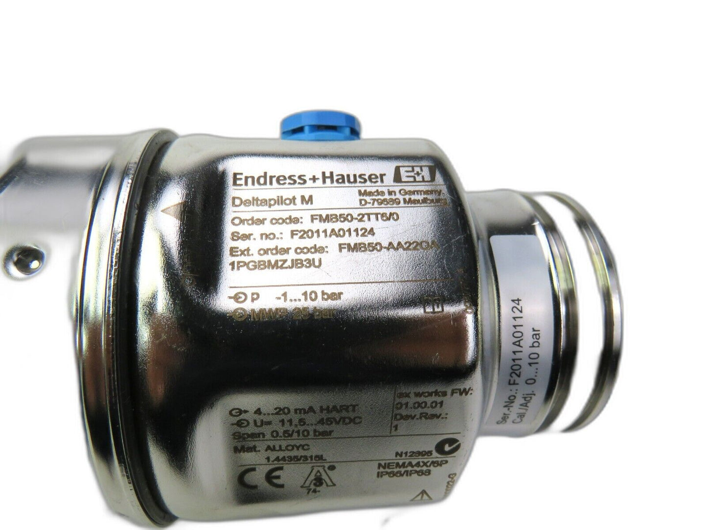 Endress Hauser FMB50-2TT6/0 FMB50-A22QA + HART XPP0001 DELTAPILOT M    New