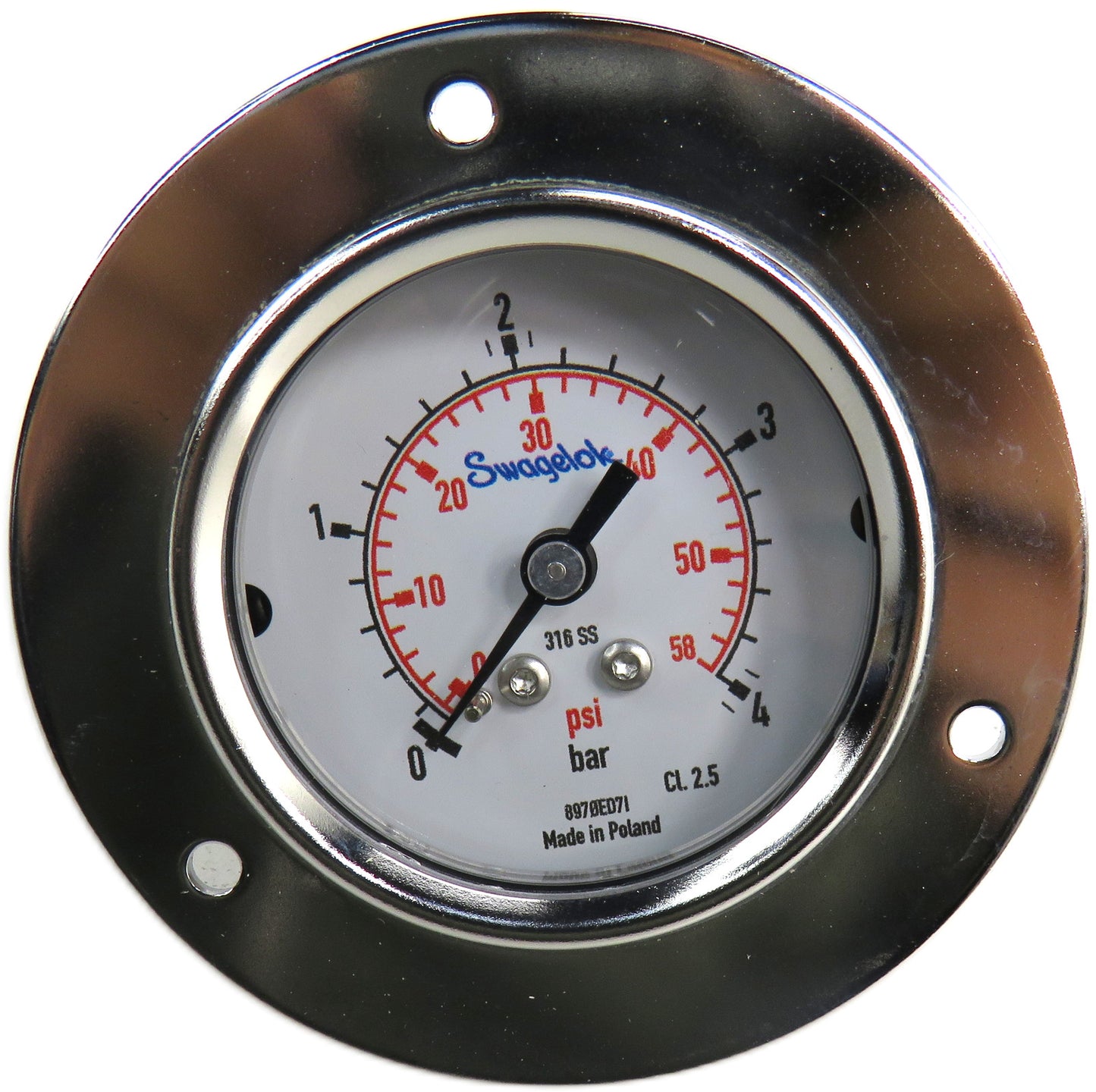 SWAGELOK PGI-50M-BG4-CAQX-G PRESSURE GAUGE D2FN0054K     New