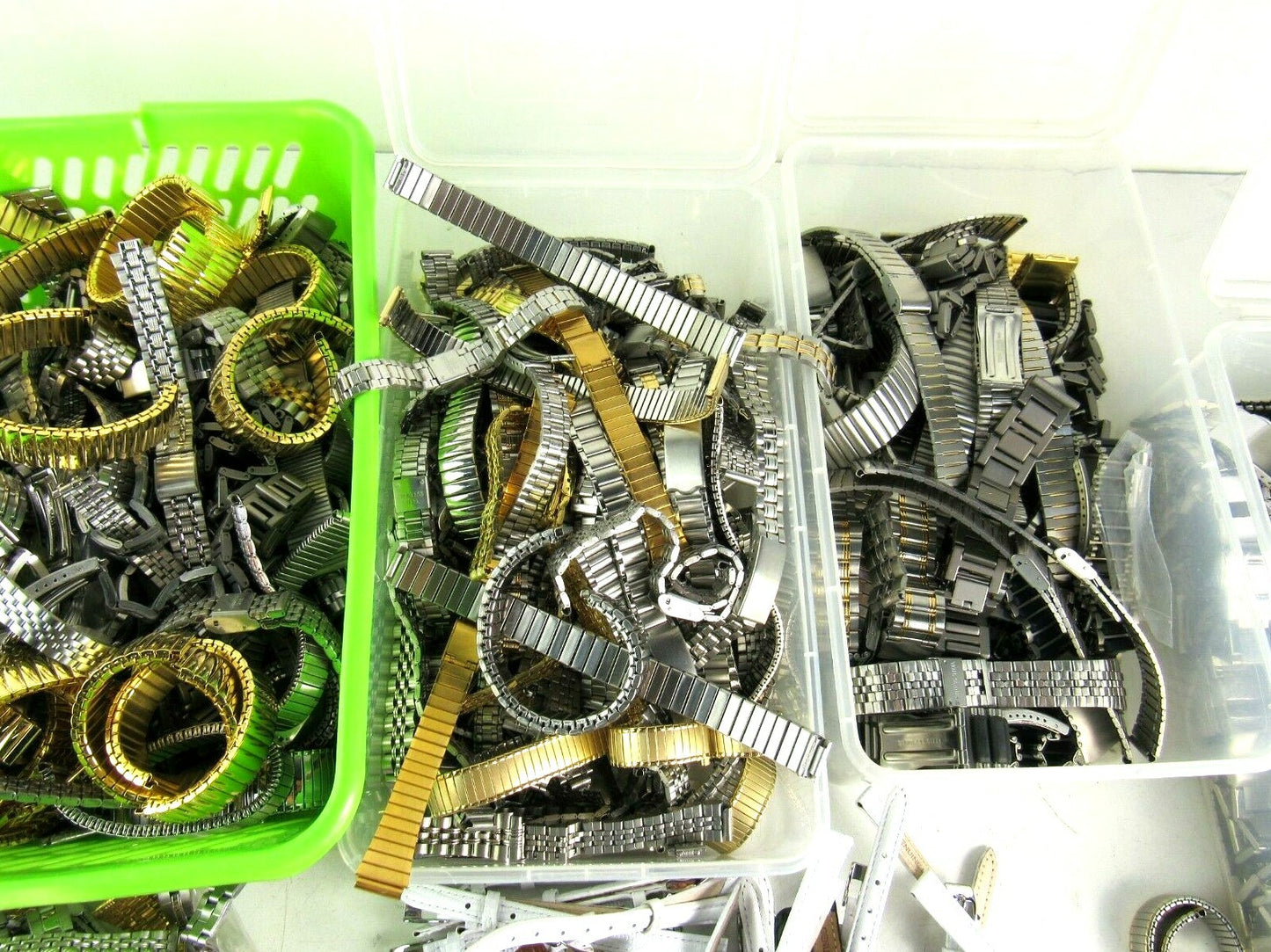 Huge hundreds Lot of watch wristbands stainless steel replacements New