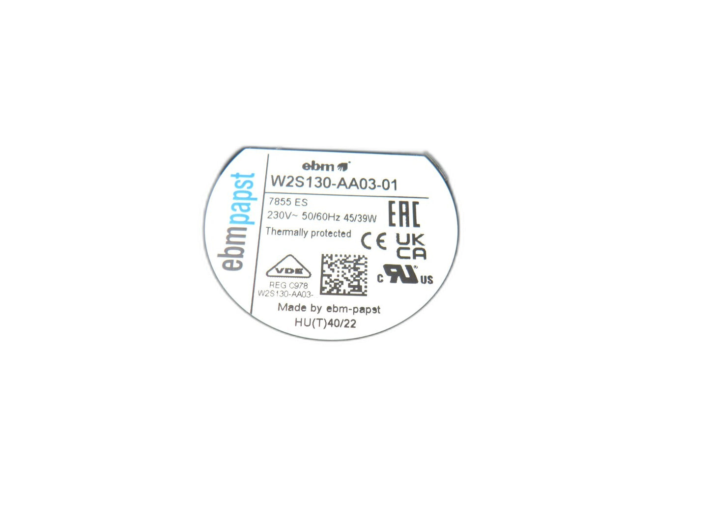 EBMPAPST   W2S130-AA03-01    New