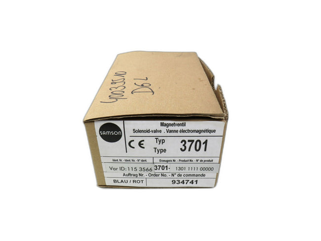 SAMSON 3701-1 SOLENOID VALVE    New