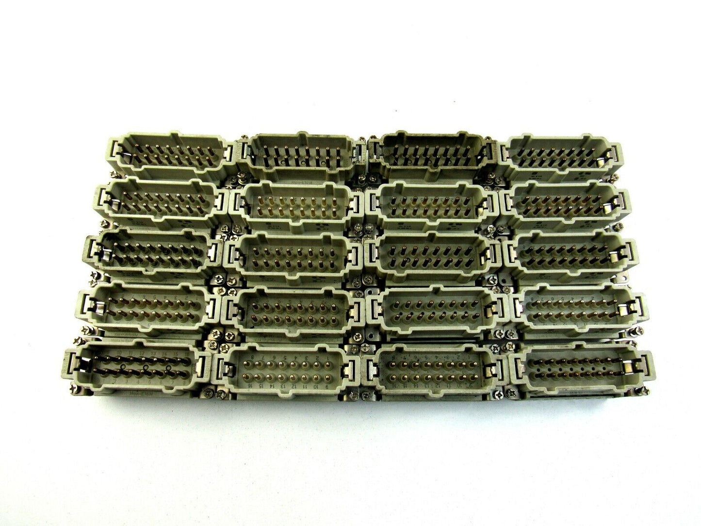 Harting Han 16 E-M Han E16M male connector  Lot of 20