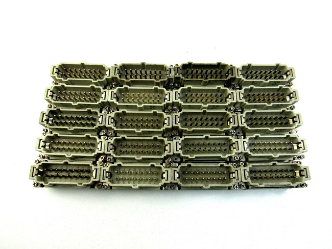 Harting Han 16 E-M Han E16M male connector  Lot of 20