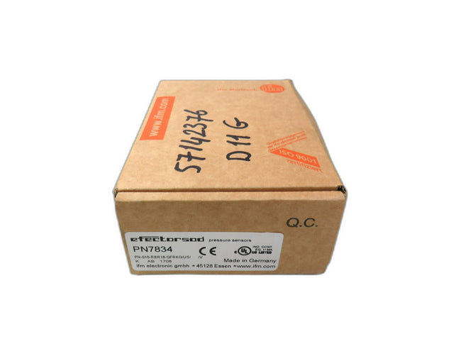 IFM PN7834 - PN-010-RBR18-QFRKG/US/ /V PRESSURE SENSOR    New