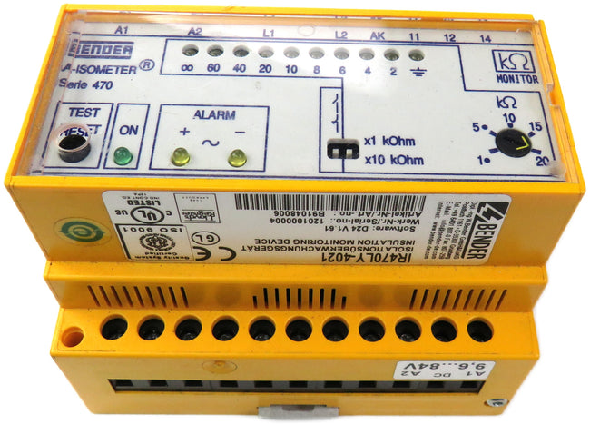 Bender  IR470LY-4021 a-isometer series 470 D24 V1.61  B91048006