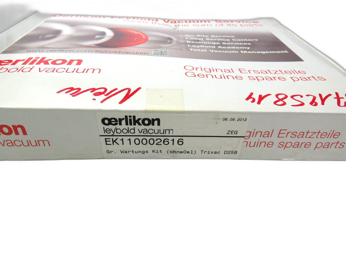 OERLIKON LEYBOLD EK110002616 TRIVAC D25B REPAIR KIT    New