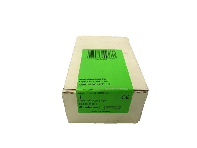 WIELAND 83.035.4100.1  RICOS 4AI4AO / 10V.    New