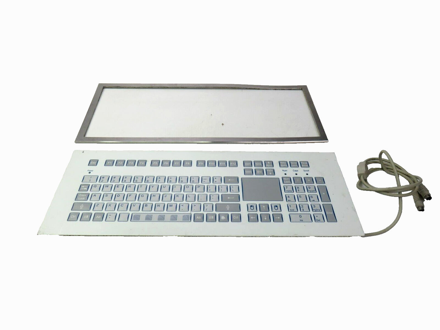 INDUKEY KS7246 BUILT-IN industrial keyboard with mouse touch panel