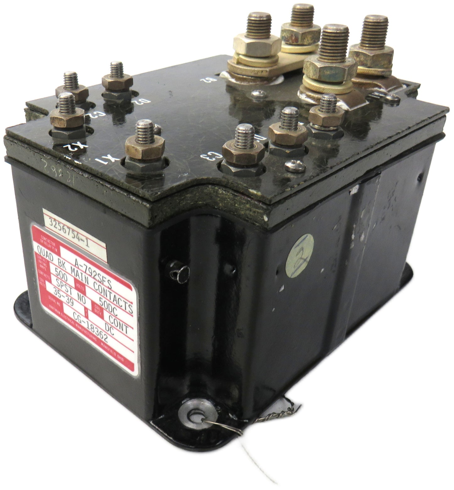 HARTMAN  A-792SFS A792SFS QUAD BK 4BK MAIN CONTACTS     New