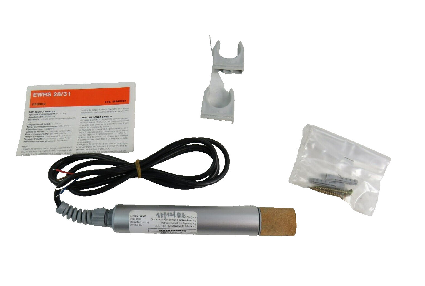 ELIWELL  EWHS 31 R.H. Humidity & Temperature Probe SN500000    New