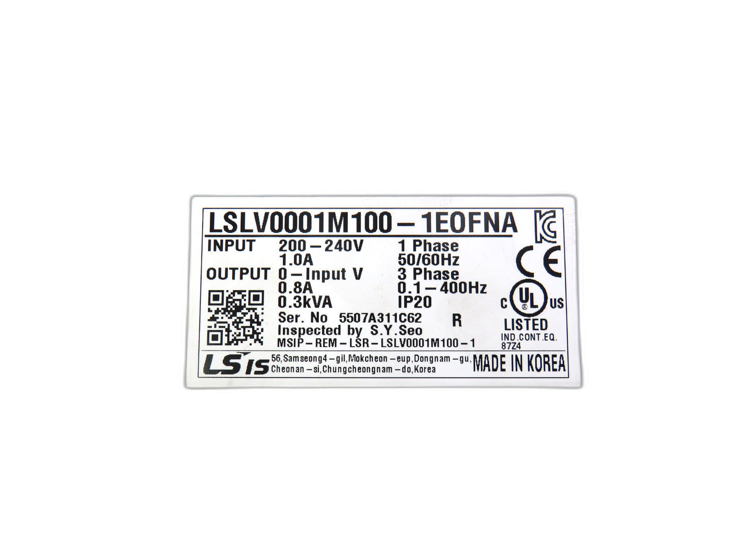 LS LSLV0001M100-1EOFNA LSLV0001M100-1E0FNA M100