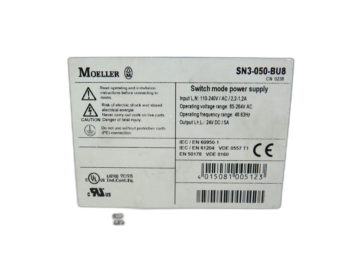 MOELLER SN3-050-BU8