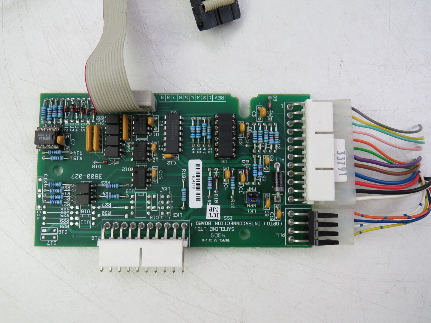 METTLER TOLEDO SAFELINE  3800-027 OPTO INTERCONNECTION BOARD ISS 4809