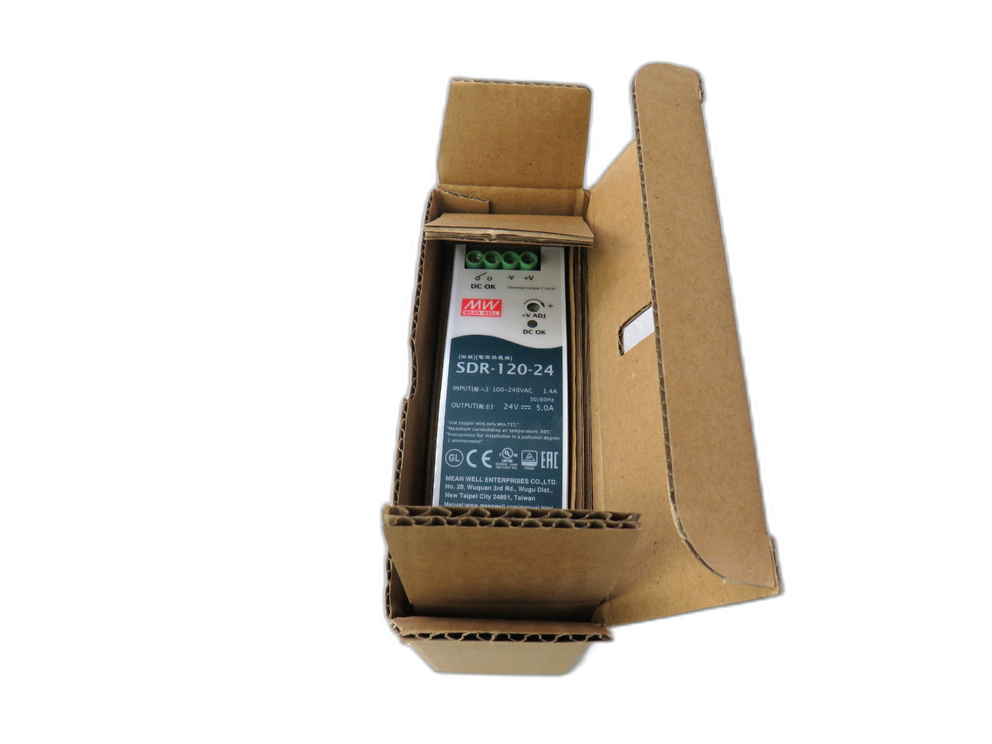 MEAN WELL MW SDR-120-24 POWER SUPPLY    New