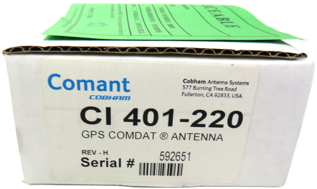 COMANT  CI 401-220 GPS ANTENNA     New