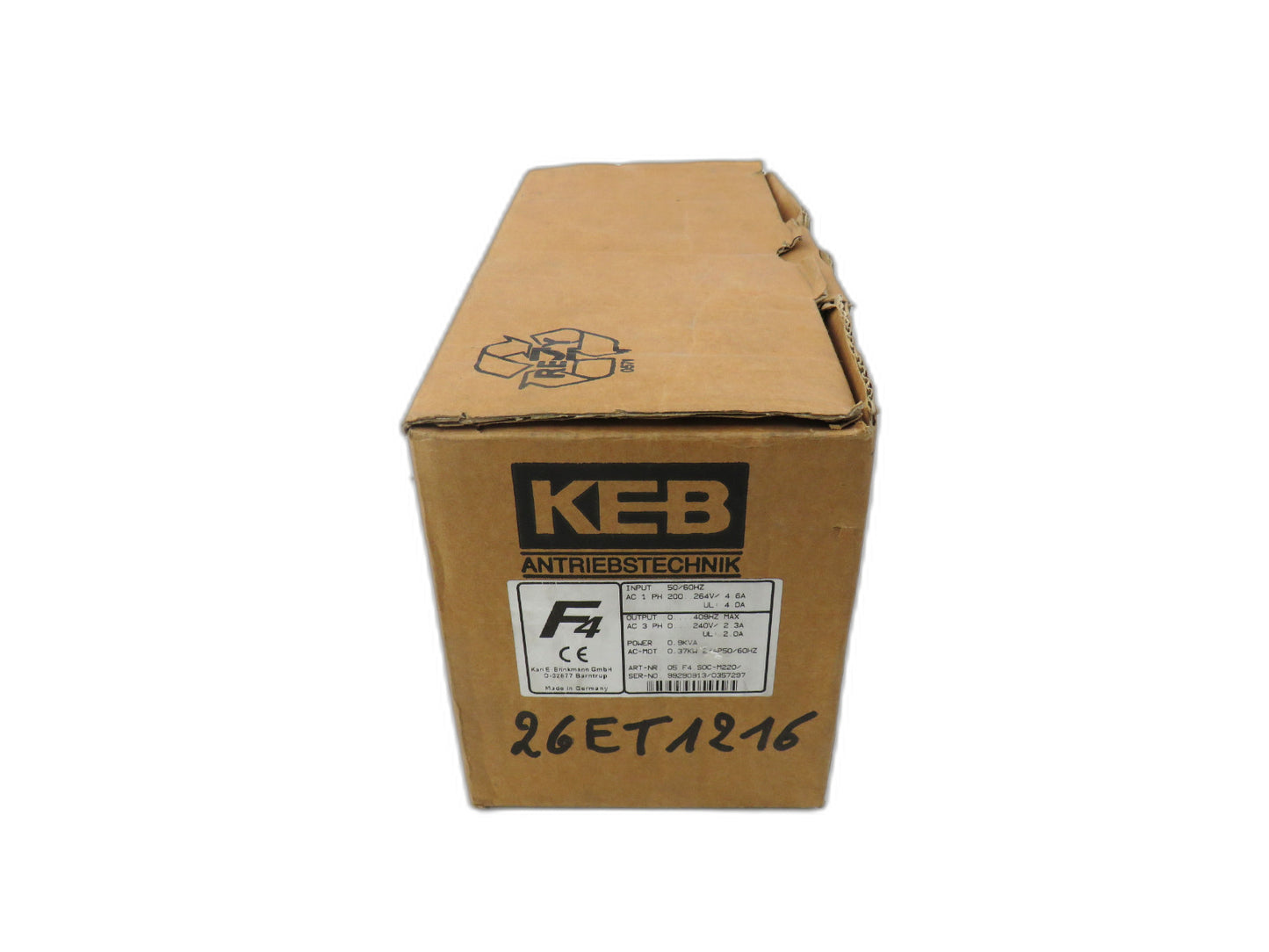 KEB COMBIVERT F4 07 F4 S0C-M220 05 F4 SOC-M220  05.F4.S0C-M220/   New