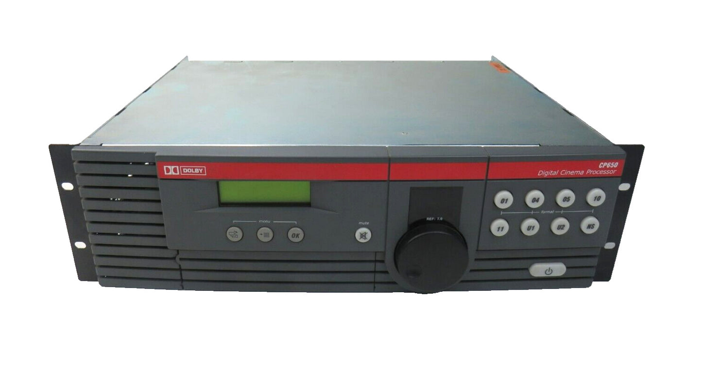 DOLBY CP650 CP 650 DIGITAL CINEMA PROCESSOR Cat No 773 Installed
