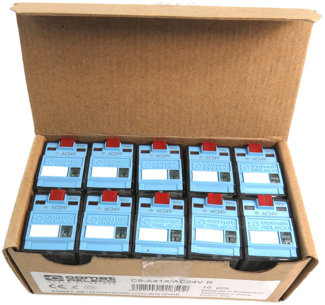 COMAT RELECO C9-A41X C9-A41X/AC24V R AC 24V R  Lot of 10 New