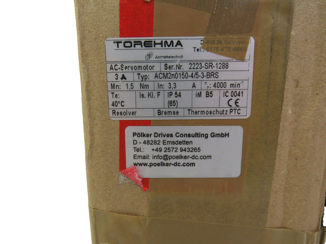 Torema parker ACM2n0150-4/5-3-BRS SERVOMOTOR    New