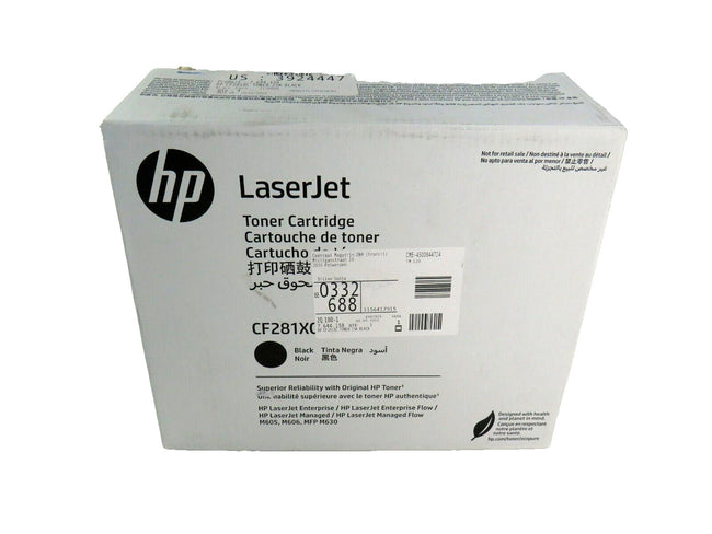HP  CF281XC toner cartridge    New