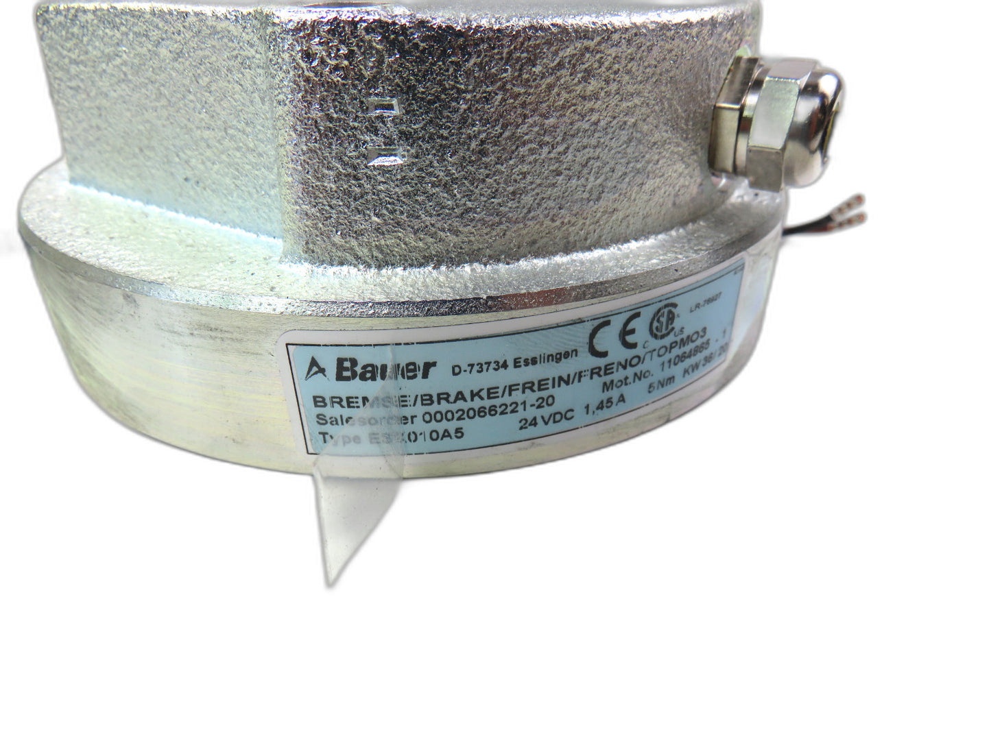 BAUER  ESX010A5 BRAKE 11064865 1 TOPMO3   New